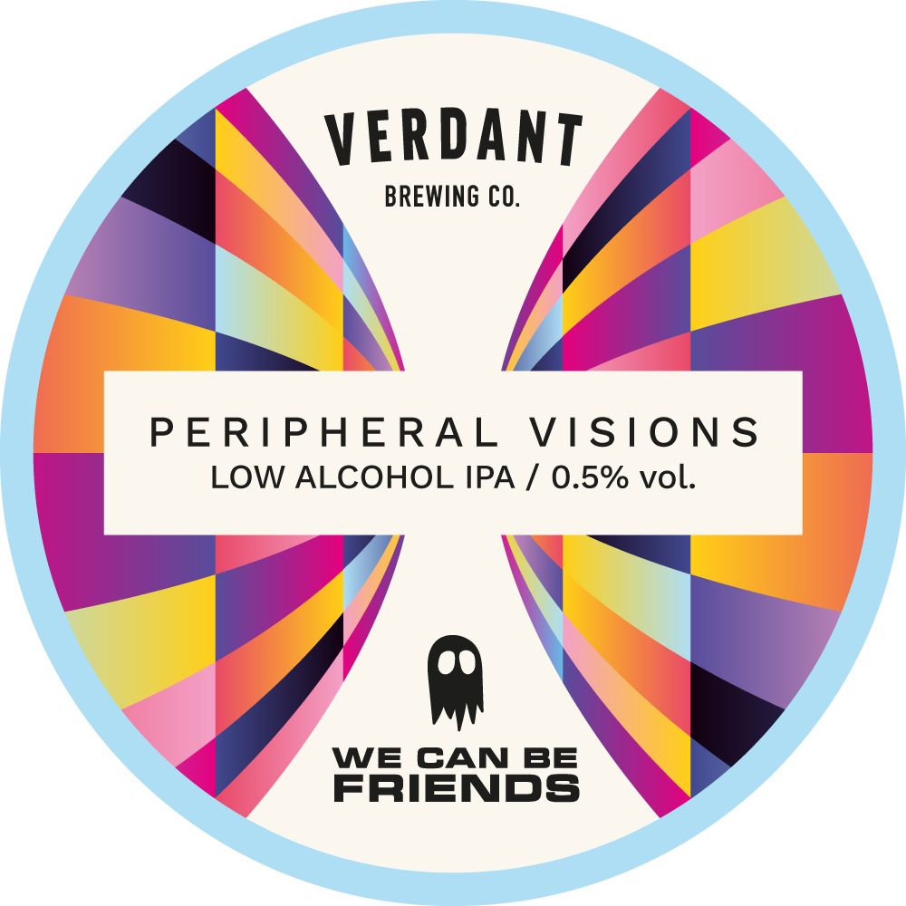 Verdant x We Can Be Friends // Peripheral Visions Low Alcohol IPA Verdant x We Can Be Friends // Peripheral Visions Low Alcohol IPA