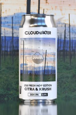 Cloudwater USA Fresh Hop Edition: Citra & Krush DDH IPA Cloudwater USA Fresh Hop Edition: Citra & Krush DDH IPA
