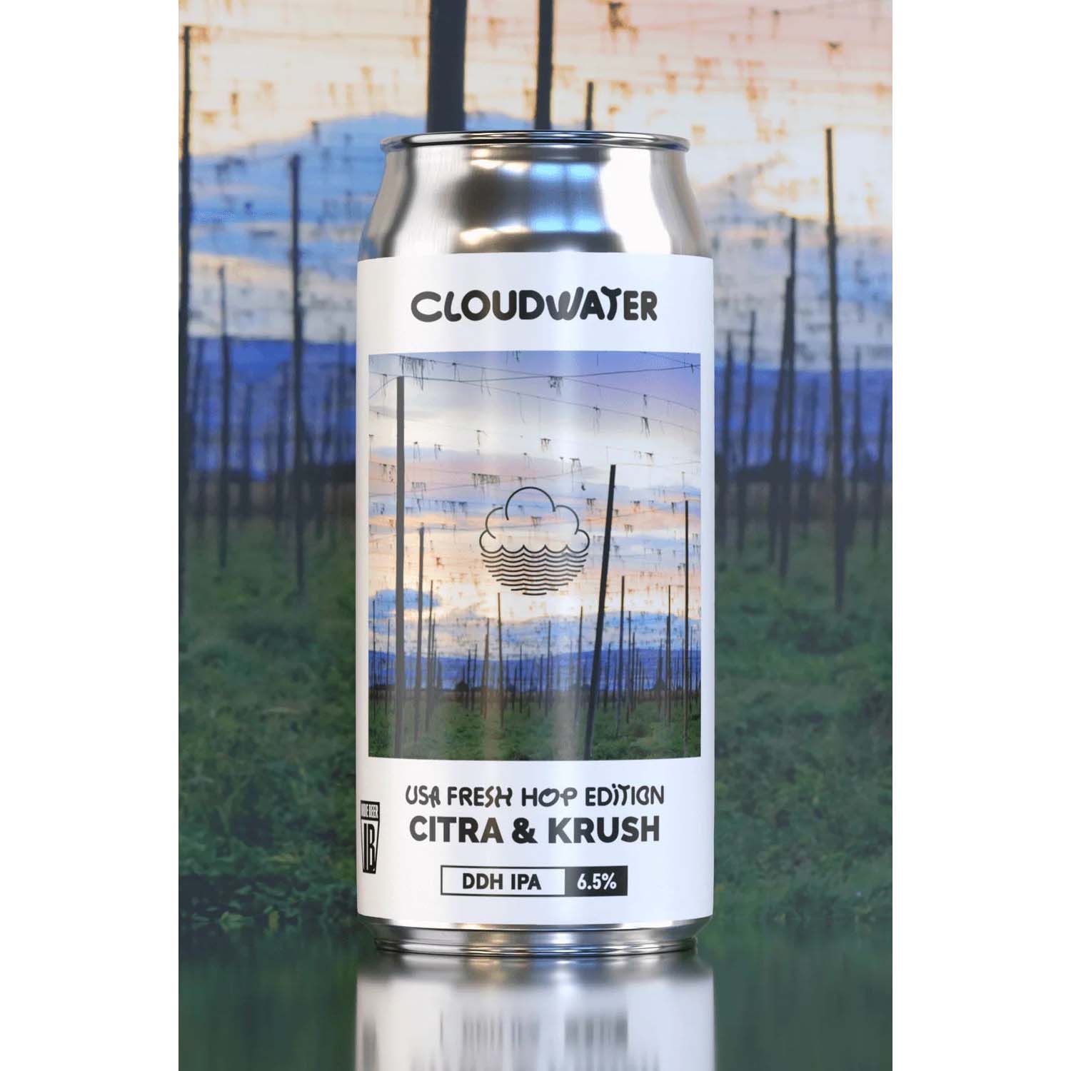 Cloudwater USA Fresh Hop Edition: Citra & Krush DDH IPA Cloudwater USA Fresh Hop Edition: Citra & Krush DDH IPA