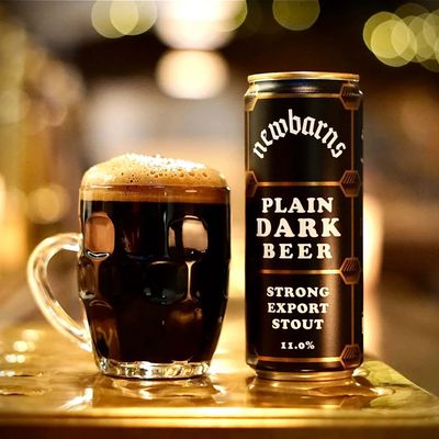 Newbarns Plain Dark Beer Strong Export Stout Newbarns Plain Dark Beer Strong Export Stout