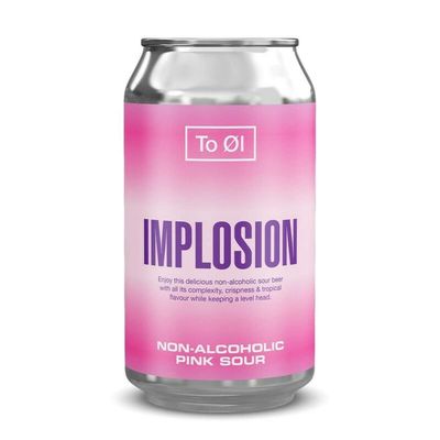 To Ol Implosion PINK Non Alcoholic Fruited Sour