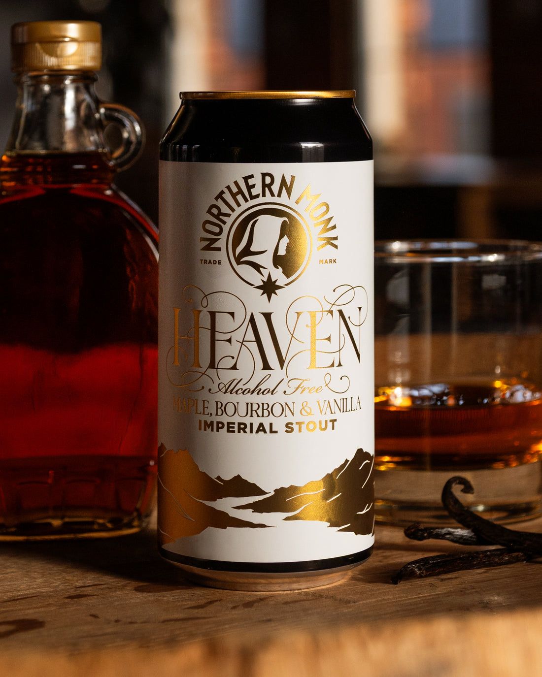 Northern Monk Alcohol Free Heaven AF Maple Bourbon & Vanilla Imperial Stout Northern Monk Alcohol Free Heaven AF Maple Bourbon & Vanilla Imperial Stout
