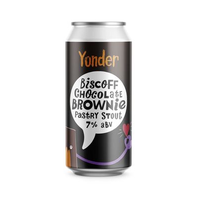 Yonder Biscoff Chocolate Brownie Stout