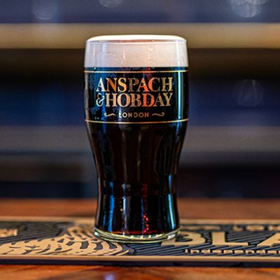 Anspach &amp; Hobday HALF PINT Glass