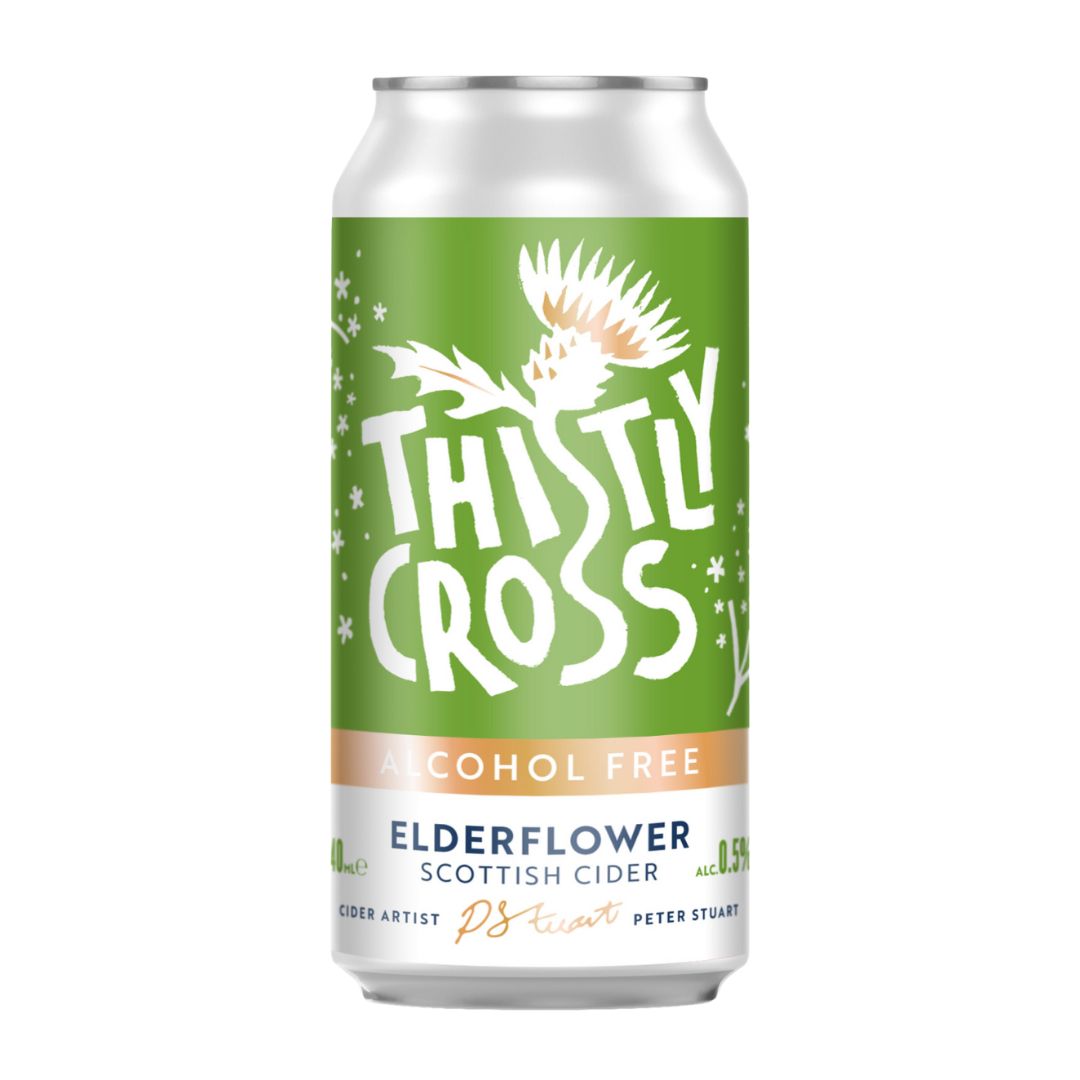 Thistly Cross Alcohol Free Elderflower Cid Thistly Cross Alcohol Free Elderflower Cid