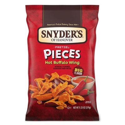 Snyder's Hot Buffalo Wing Pretzel Pieces SMALL Snyder's Hot Buffalo Wing Pretzel Pieces SMALL
