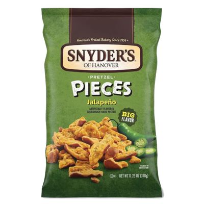 Snyder's Jalapeno Pretzel Pieces SMALL Snyder's Jalapeno Pretzel Pieces SMALL