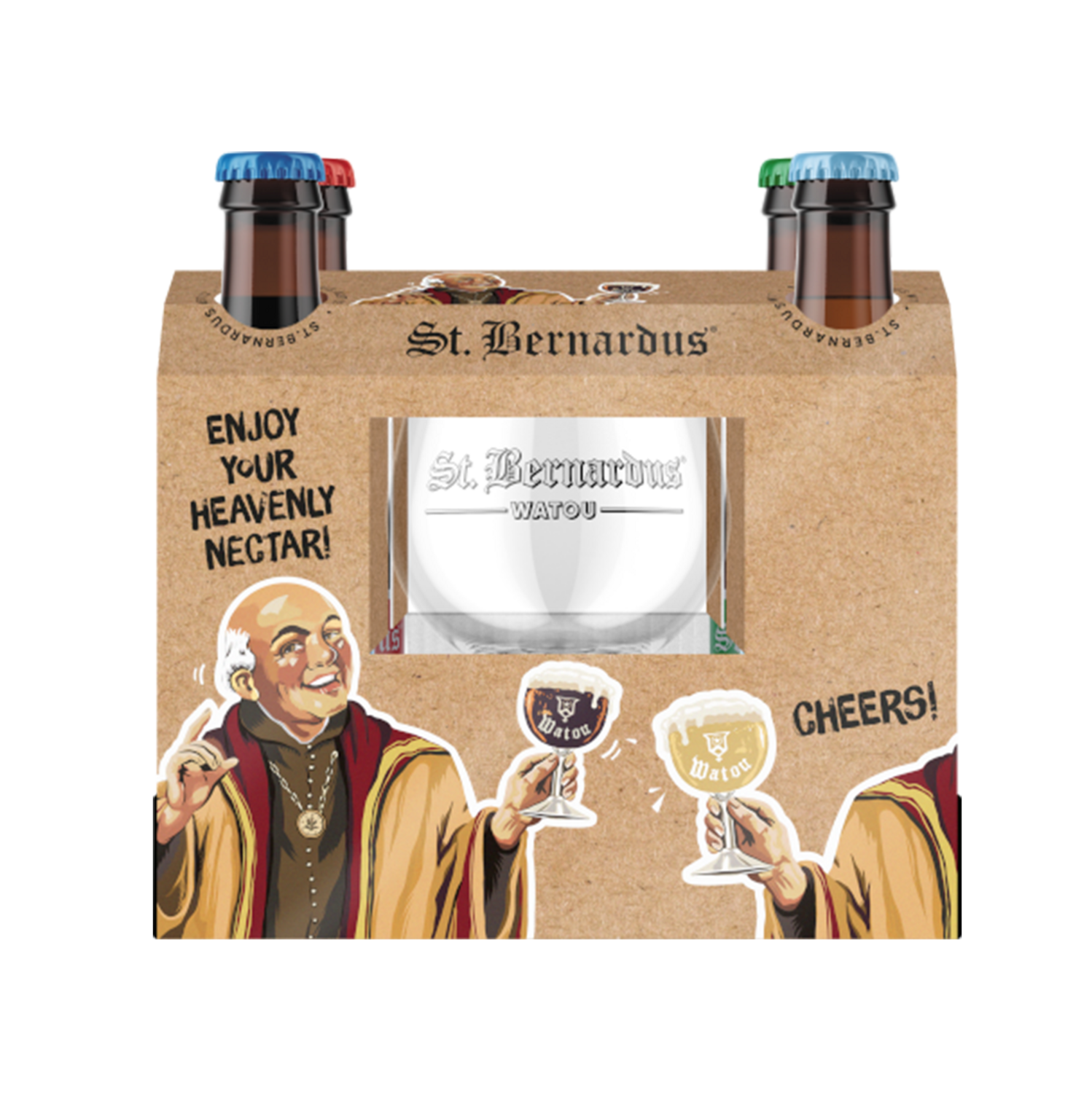 St Bernardus Gift Pack BROWN BOX St Bernardus Gift Pack BROWN BOX