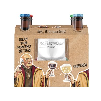 St Bernardus Gift Pack BROWN BOX St Bernardus Gift Pack BROWN BOX