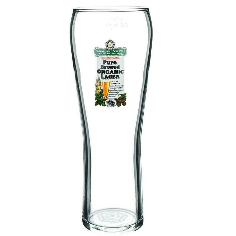 Samuel Smith Pure Brewed PINT Lager Glass Samuel Smith Pure Brewed PINT Lager Glass