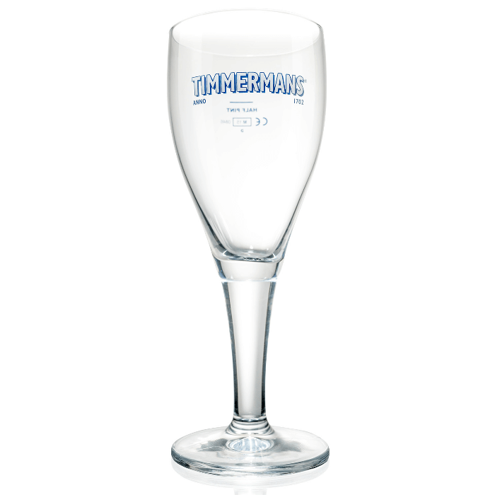 Timmermans White Half Pint Glass Timmermans White Half Pint Glass