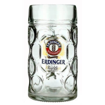 Erdinger 1 Litre Glass Stein Erdinger 1 Litre Glass Stein