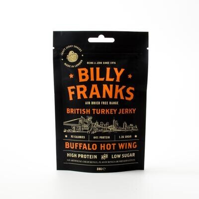 Billy Franks Buffalo Hot Wing Turkey Jerky Billy Franks Buffalo Hot Wing Turkey Jerky
