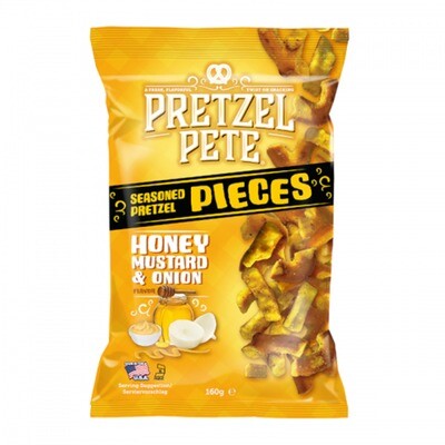 Pretzel Pete Seasoned Pretzel Pieces Honey Mustard and Onion Pretzel Pete Seasoned Pretzel Pieces Honey Mustard and Onion