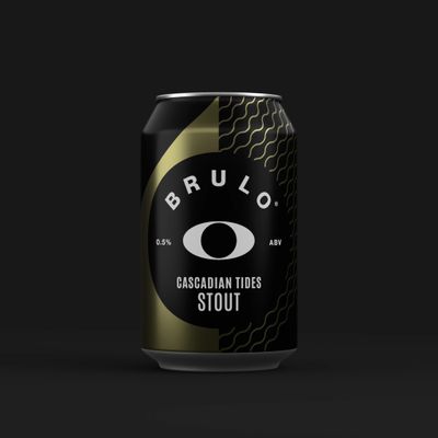 Brulo Cascadian Tides Non Alcoholic Stout