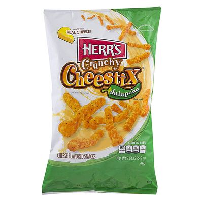 Herr's Jalapeno Crunchy Cheestix LARGE Herr's Jalapeno Crunchy Cheestix LARGE