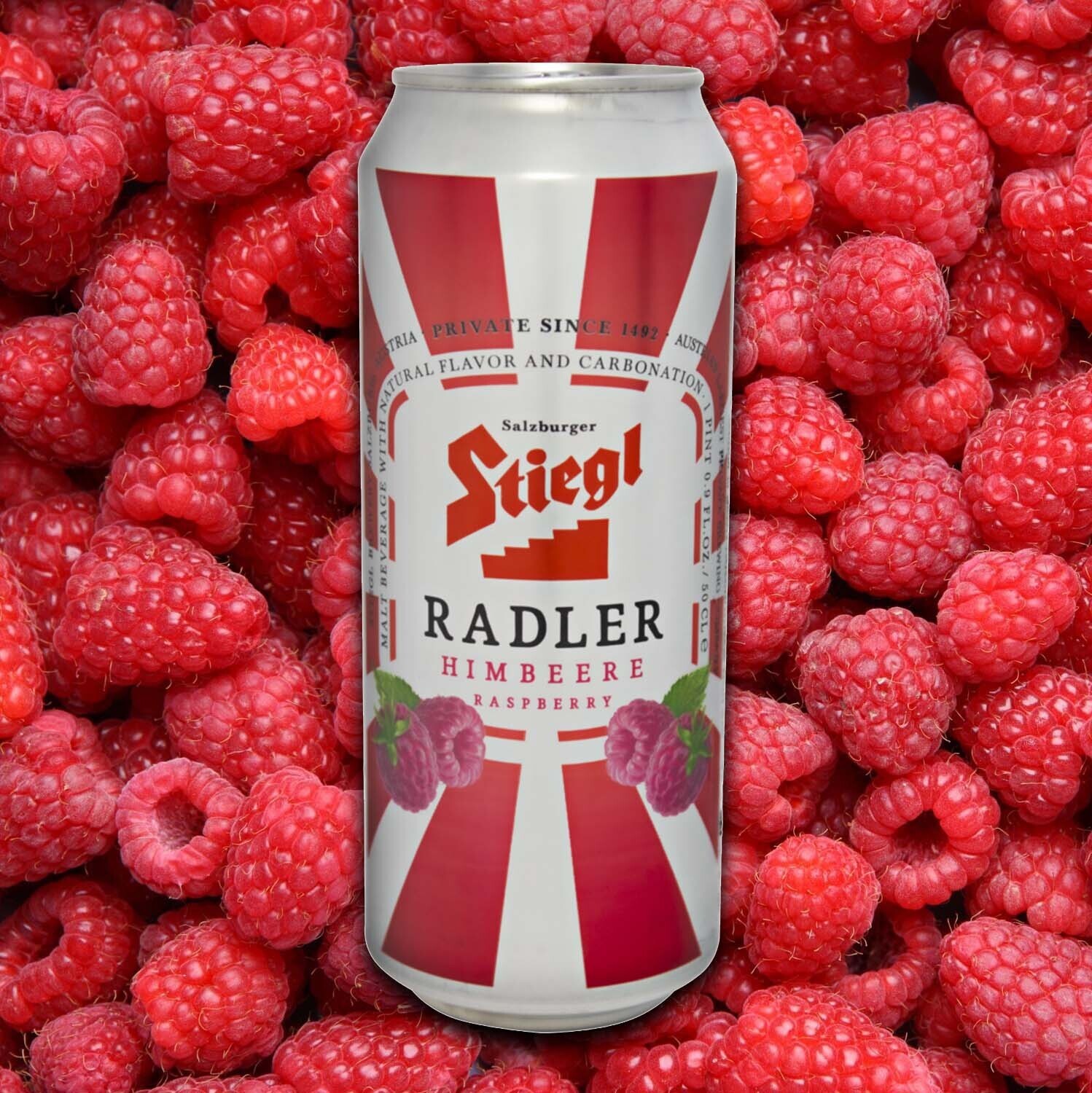 Stiegl Radler Himbeere Raspberry Can