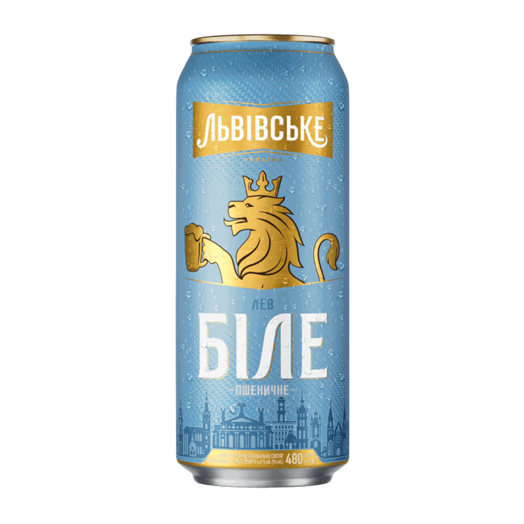 Lvivske Lev Bile Pshenychne Wheat Beer Lvivske Lev Bile Pshenychne Wheat Beer