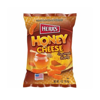 Herr's Honey Cheese Curls SMALL Herr's Honey Cheese Curls SMALL