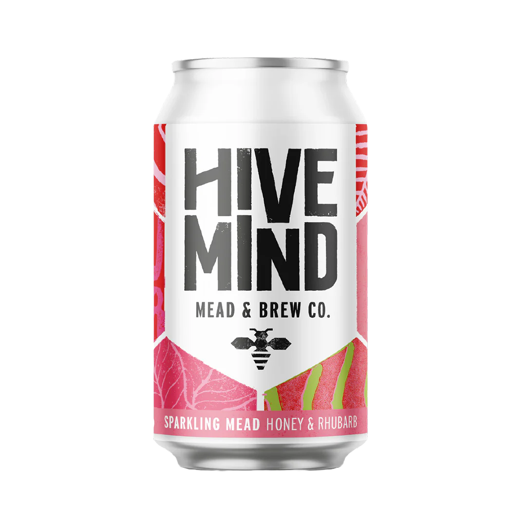 Hive Mind Honey & Rhubarb Sparkling Mead Hive Mind Honey & Rhubarb Sparkling Mead