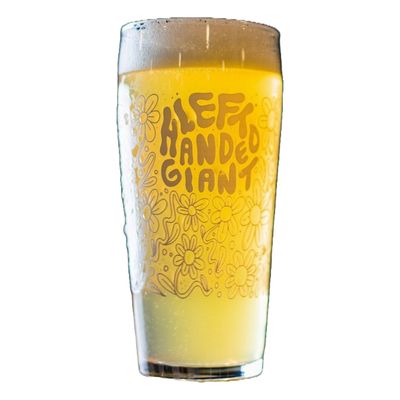 Left Handed Giant Pint Glass Left Handed Giant Pint Glass