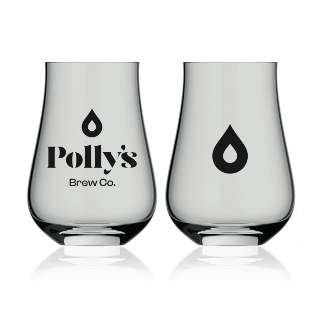 Polly's Brew Lawrence Two Thirds Glass Polly's Brew Lawrence Two Thirds Glass