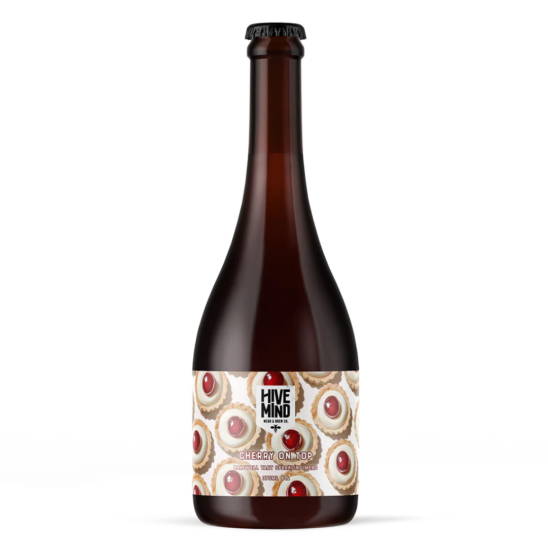 Hive Mind Cherry On Top Sparkling Mead Hive Mind Cherry On Top Sparkling Mead