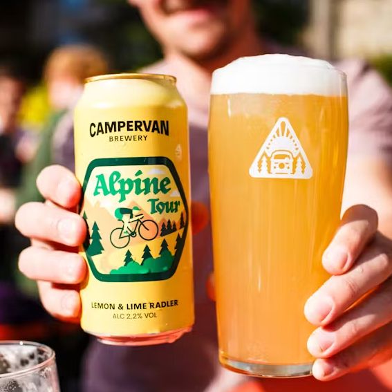 Campervan Alpine Tour Lemon & Lime GF Radler Campervan Alpine Tour Lemon & Lime GF Radler