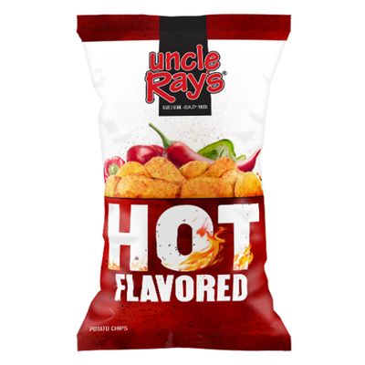 Uncle Ray's Hot Flavored Potato Chips Uncle Ray's Hot Flavored Potato Chips