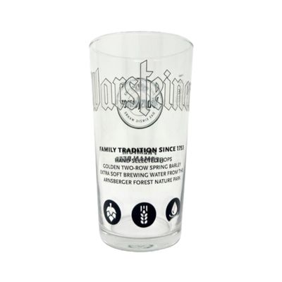 Warsteiner Storyteller HALF PINT Glass Warsteiner Storyteller HALF PINT Glass