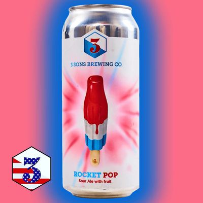 3 Sons Rocket Pop Sour Ale with Fruit 3 Sons Rocket Pop Sour Ale with Fruit