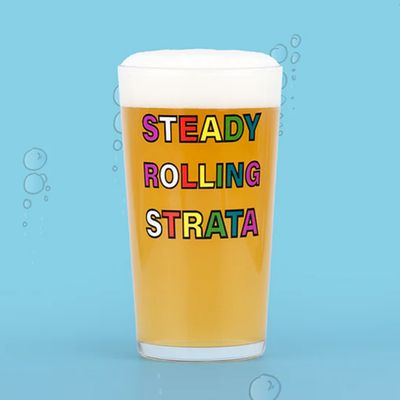 Deya PINT Glass Steady Rolling Strata