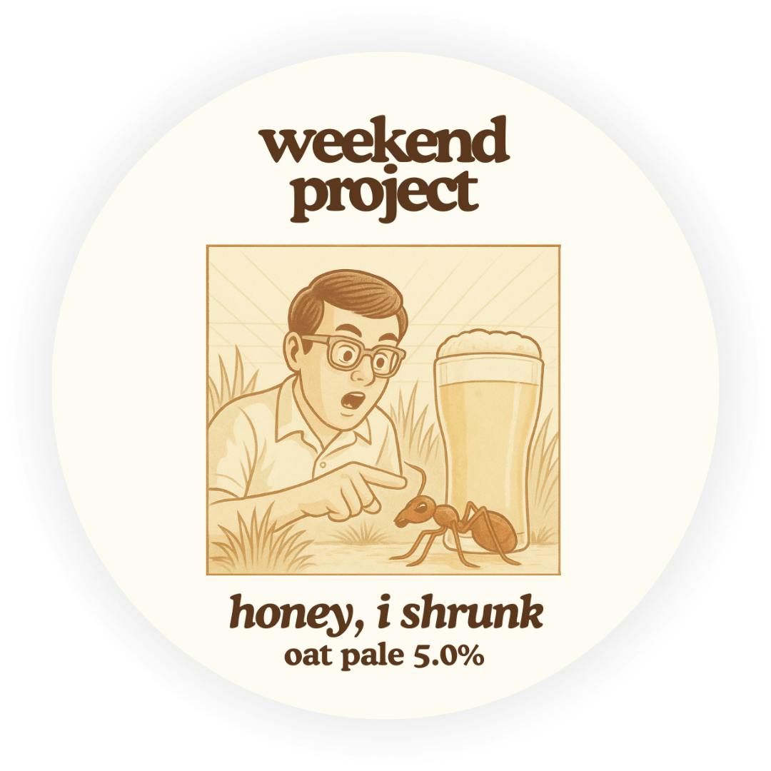Weekend Project Honey, I Shrunk Oat Pale Ale Weekend Project Honey, I Shrunk Oat Pale Ale