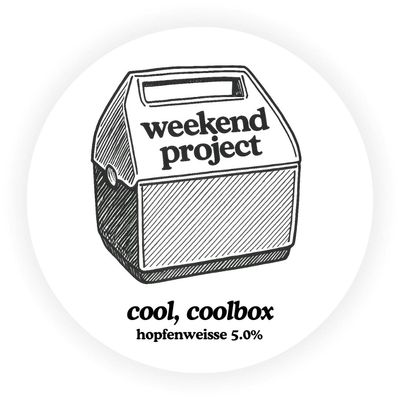 Weekend Project Cool, Coolbox Hopfenweisse Weekend Project Cool, Coolbox Hopfenweisse
