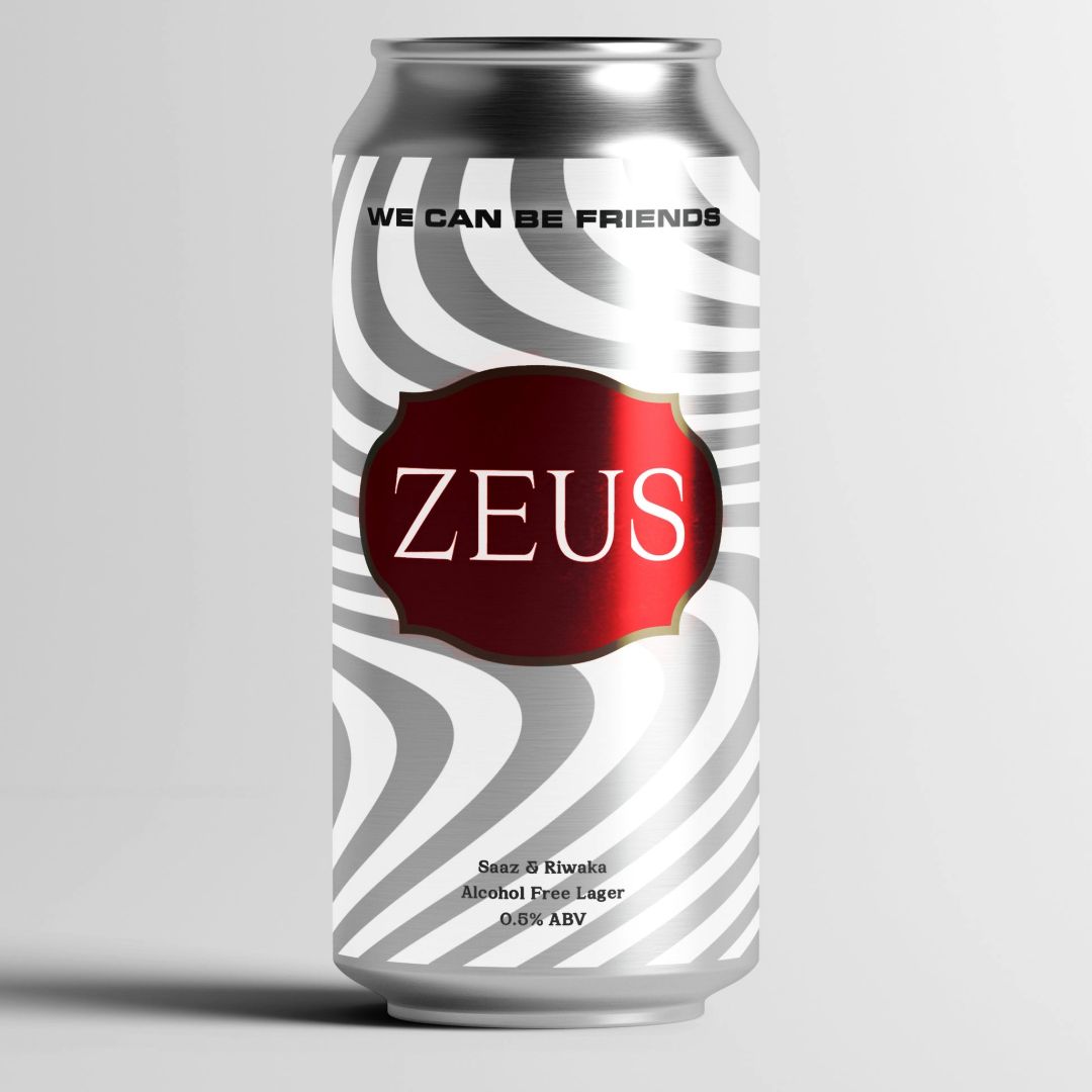 We Can Be Friends Zeus Alcohol Free Lager
