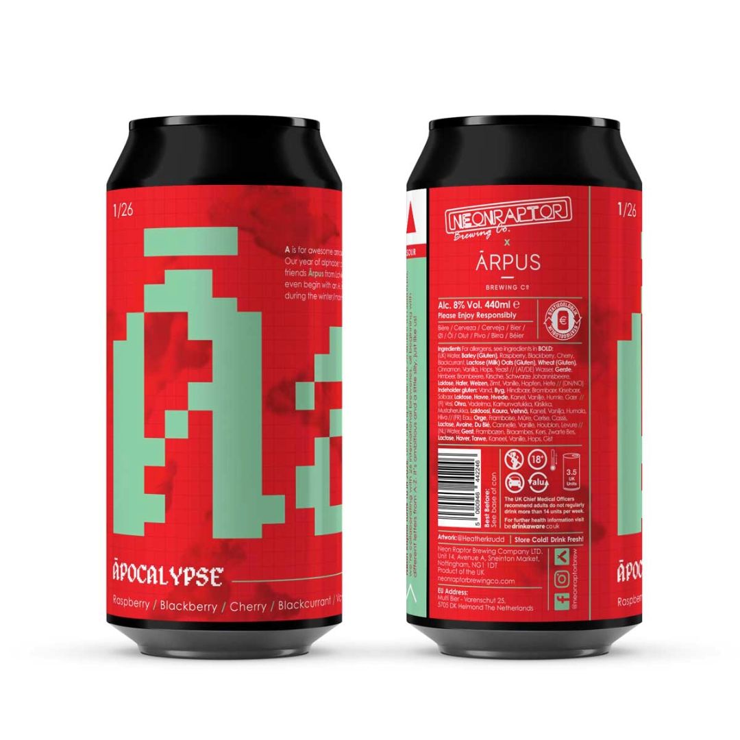 Neon Raptor x Arpus Apocalypse Pastry Sour Neon Raptor x Arpus Apocalypse Pastry Sour