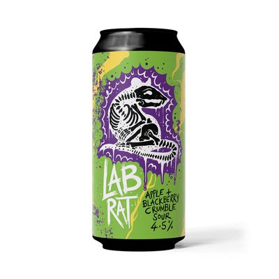 Rat Brewery Lab Rat (Green) Apple & Blackberry Crumble Sour Rat Brewery Lab Rat (Green) Apple & Blackberry Crumble Sour
