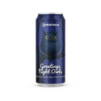 Pentrich Greetings Night Owls Chocolate &amp; Coffee Milk Stout