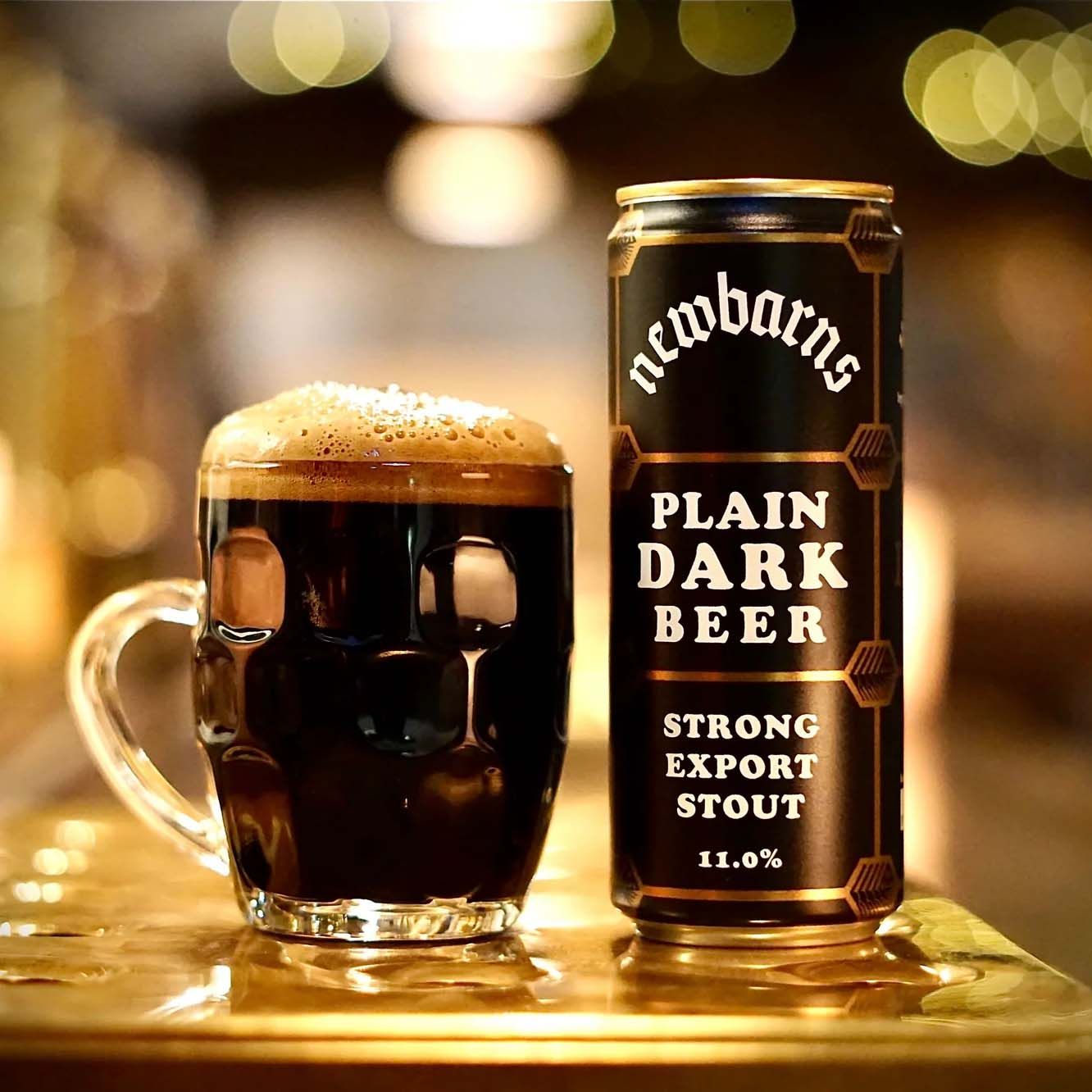 Newbarns Plain Dark Beer Strong Export Stout Newbarns Plain Dark Beer Strong Export Stout