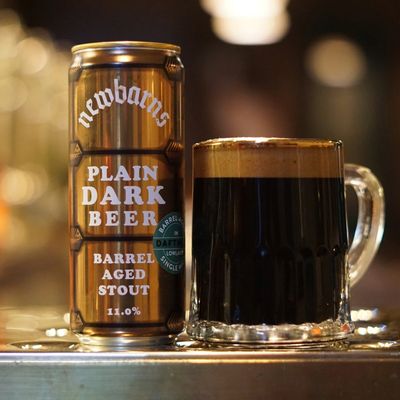 Newbarns BARREL AGED Plain Dark Beer Strong Export Stout Newbarns BARREL AGED Plain Dark Beer Strong Export Stout