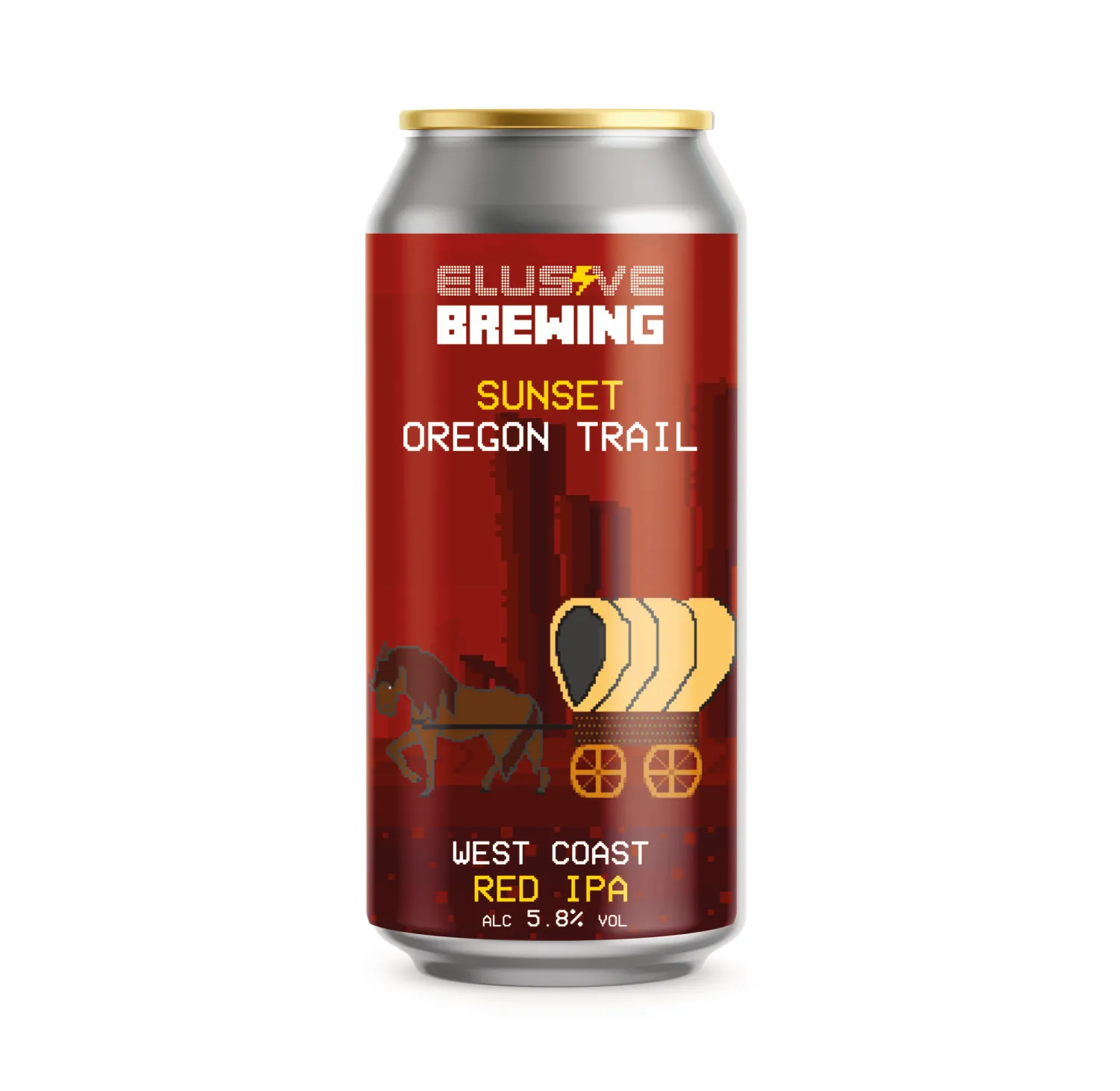 Elusive SUNSET Oregon Trail WC Red IPA