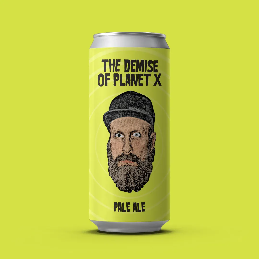 Ilkley x Sleaford Mods (YELLOW) The Demise of Planet X Pale Ale Ilkley x Sleaford Mods (YELLOW) The Demise of Planet X Pale Ale