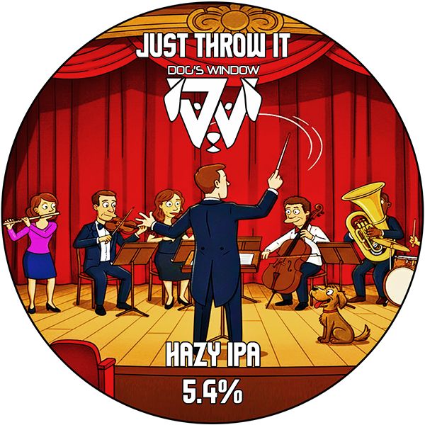 Dog's Window Just Throw It Hazy IPA