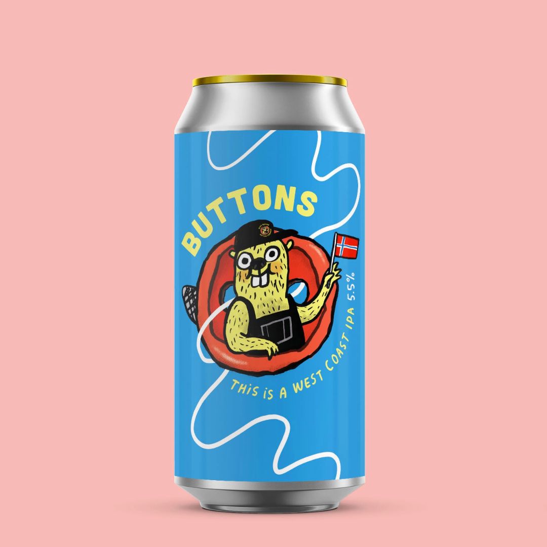 Pretty Decent x Haandbryggeriet Buttons WC IPA