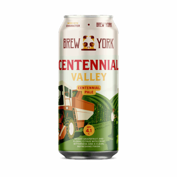 Brew York CENTENNIAL Valley Centennial Pale Ale Brew York CENTENNIAL Valley Centennial Pale Ale