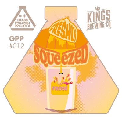Glass Pyramid Project x Kings Brewing Freshly Squeezed x Frose Smoothie Sour Glass Pyramid Project x Kings Brewing Freshly Squeezed x Frose Smoothie Sour