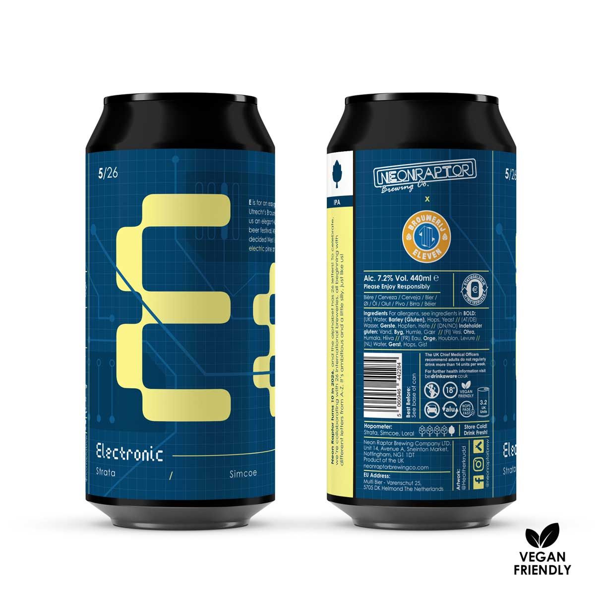 Neon Raptor x Eleven Electronic WC IPA