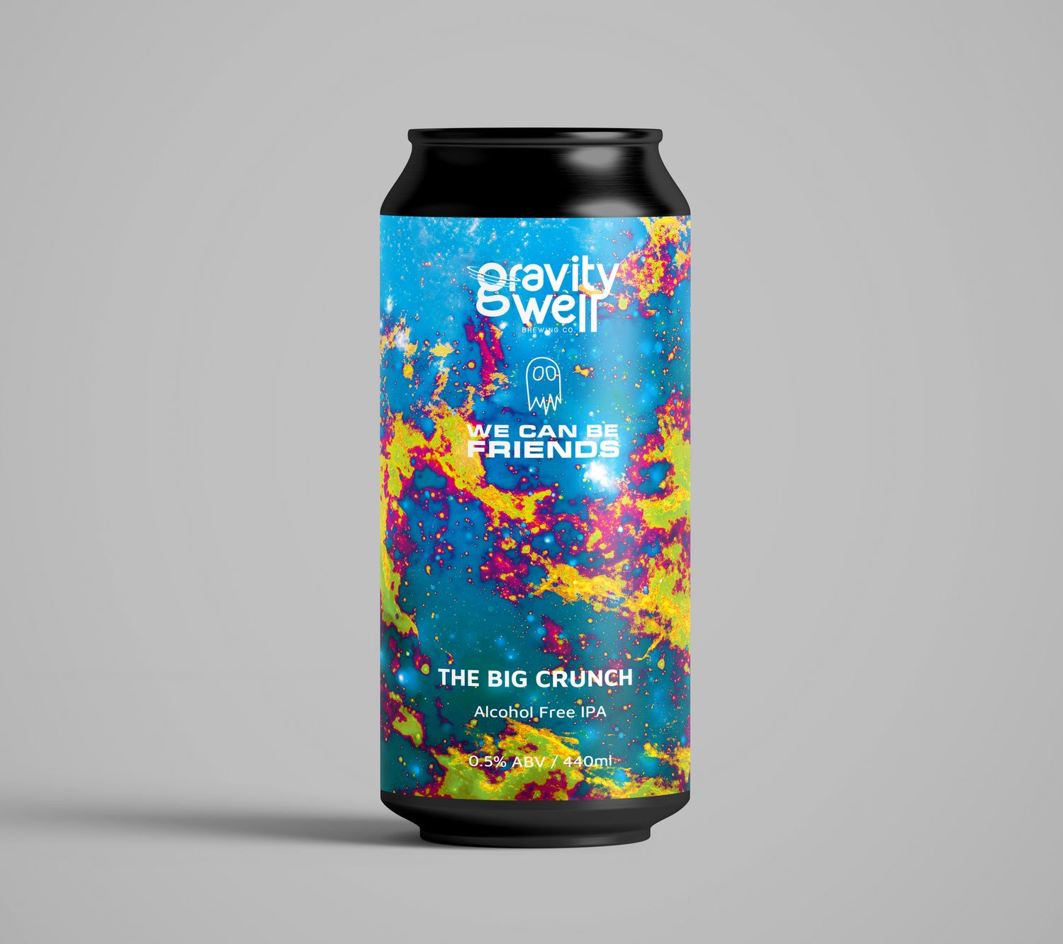 Gravity Well x We Can Be Friends The Big Crunch Alcohol Free IPA