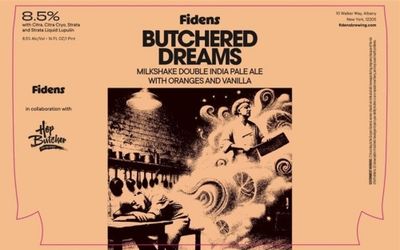 Fidens x Hop Butcher Butchered Dreams Milkshake DIPA Fidens x Hop Butcher Butchered Dreams Milkshake DIPA