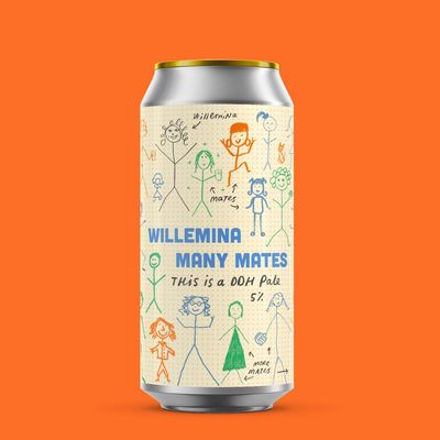 Pretty Decent Willemina Many Mates DDH Pale Ale Pretty Decent Willemina Many Mates DDH Pale Ale